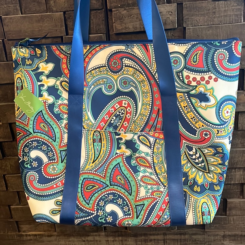 Vera Bradley Marina Paisley cooler tote. New with tags!